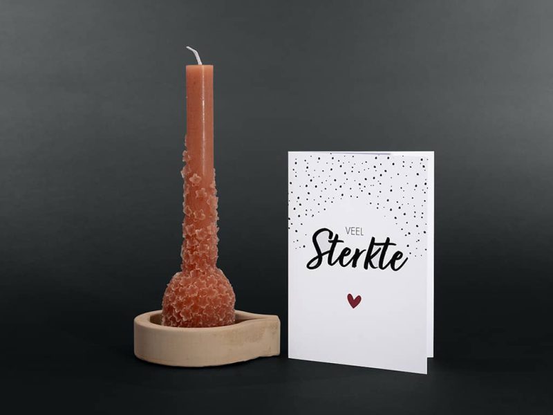Boîte de réconfort - Herdenkingskaars | Bloemen