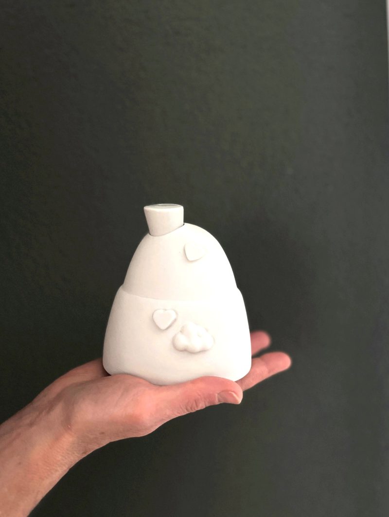 Urn van keramiek - Stratus Cloud et Heart | 400 ml