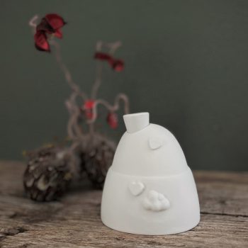 Urn van keramiek - Stratus Cloud et Heart | 400 ml