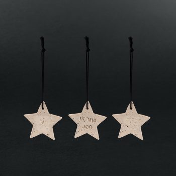 Cadeau de confort Star Parents - Pendentifs symboliques en céramique | Mélange d'étoiles