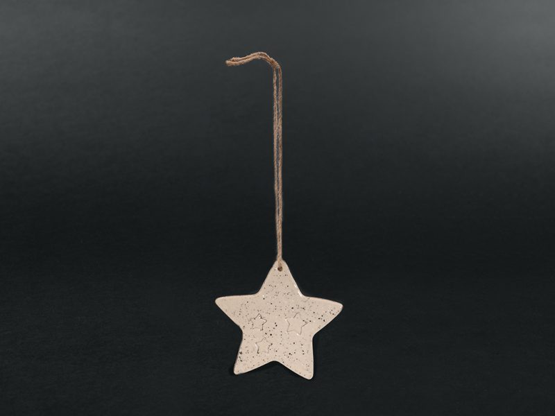 Boite de confort - Pendentif symbolique en céramique | Etoile