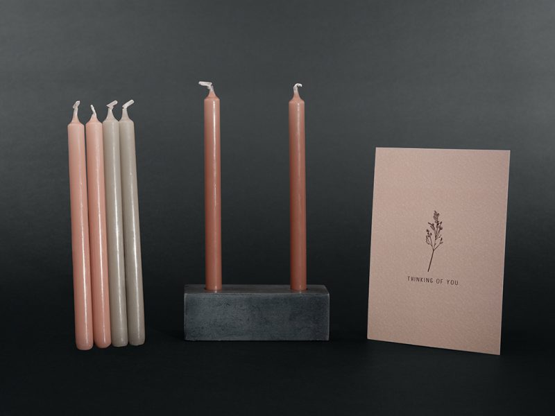 Boîte de confort - Bougie commémorative | Marbre Rustik Lys