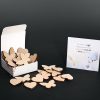Troostbox Memory Markers – Hout | Mix van vlinders en hartjes 20 stuks
