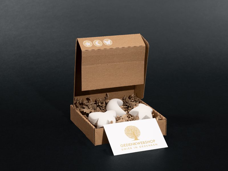 Coffret de confort petit - Etoile de lune et papillon | blanc | Mélange de 3 pièces