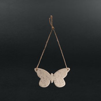 Cadeau de réconfort pour les parents étoilés - Pendentif symbolique en céramique - Papillon