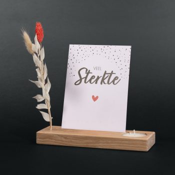 Troostbox – Gedenkaltaar met droogbloemen
