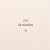 Kaartje - A6 | Mis de woorden