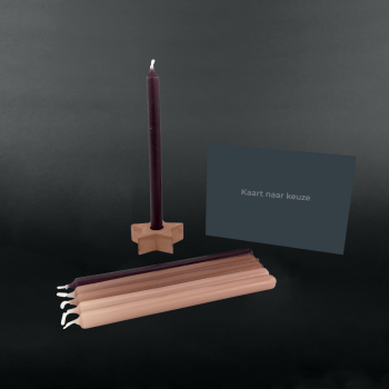 Cadeau de confort Parents Star - Bougie commémorative Concrète | XS Star